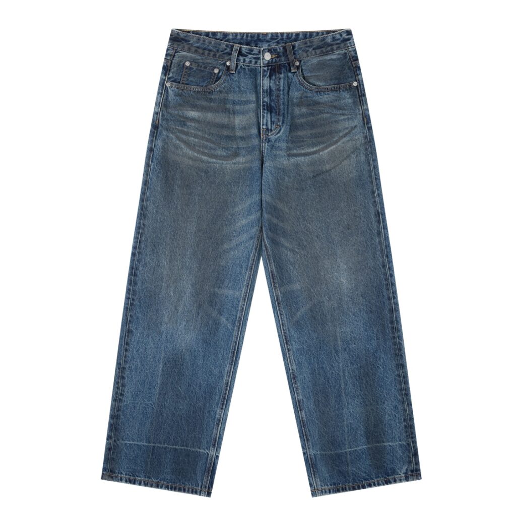 Crimson Ledger Denim
