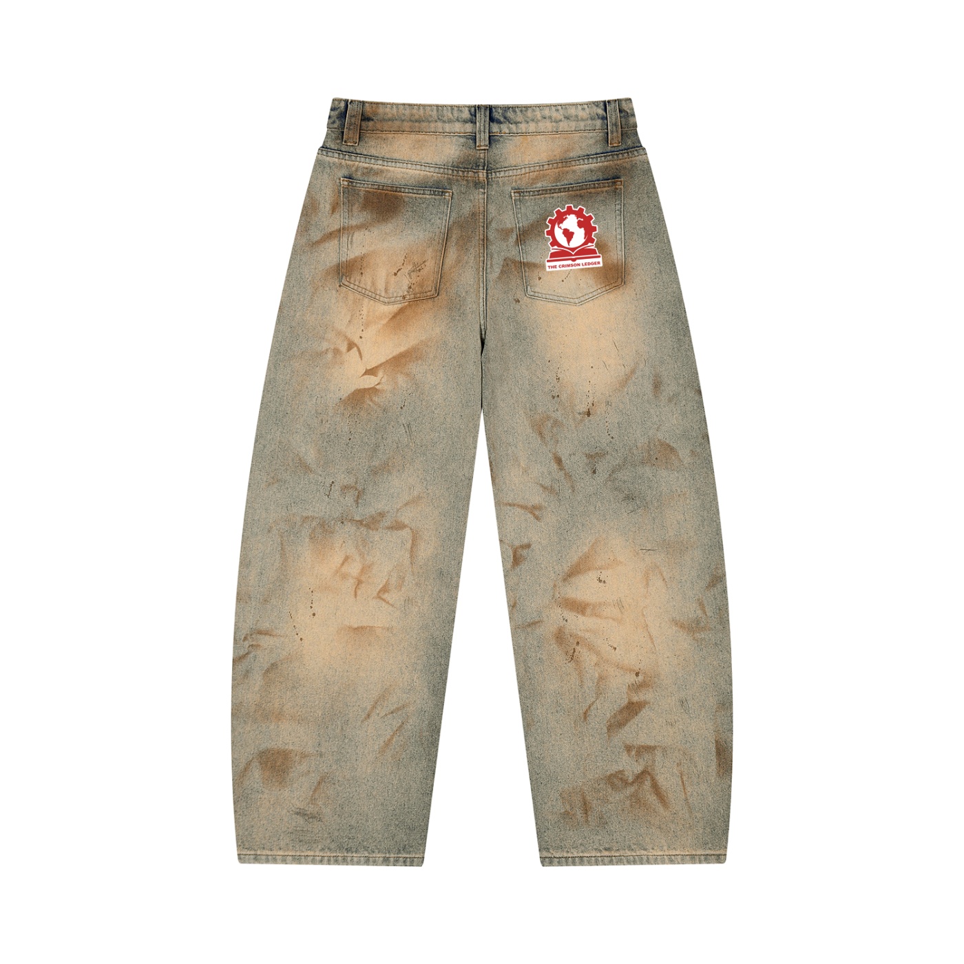 Crimson Ledger Vintage Wash Barrel Leg Jeans - Image 2