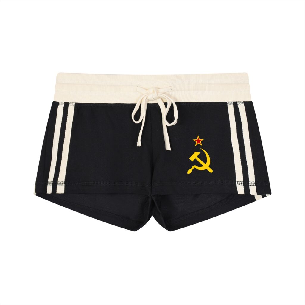 Women's Contrast Stripe Track Shorts