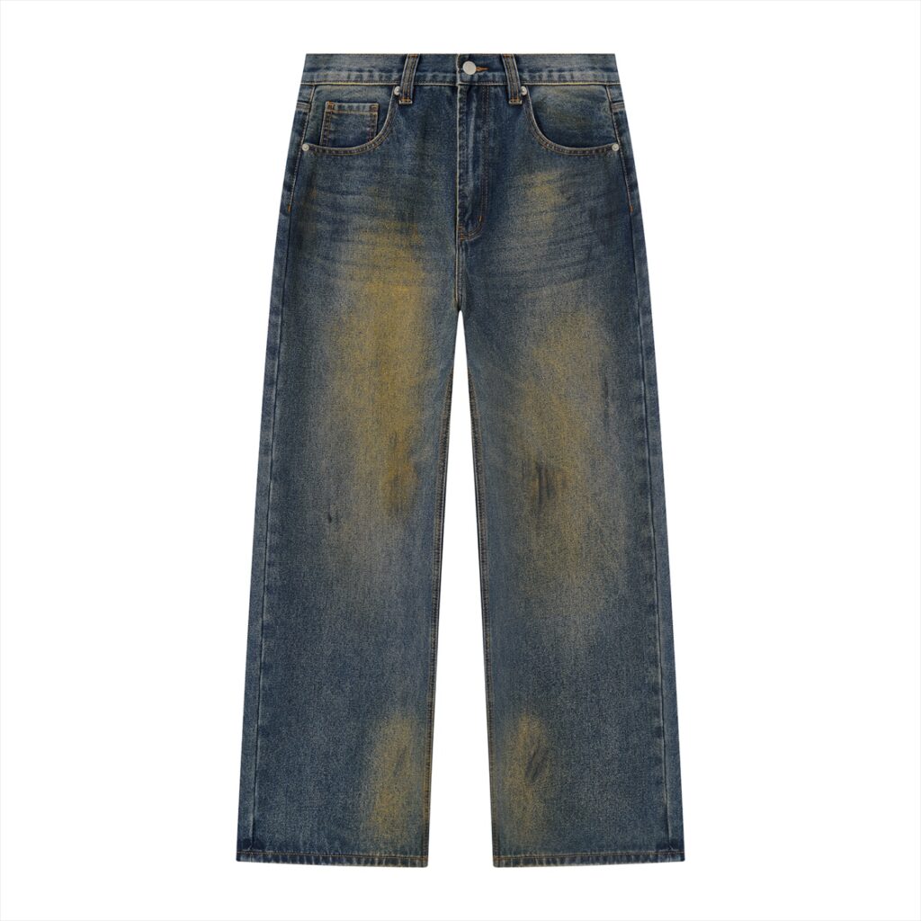 Crimson Ledger Jeans